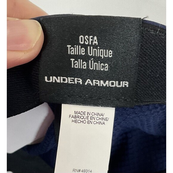 Notre Dame UA Performance Navy Blue Hat Cap New Airvent CoolSwitch Adjustable - Picture 6 of 6